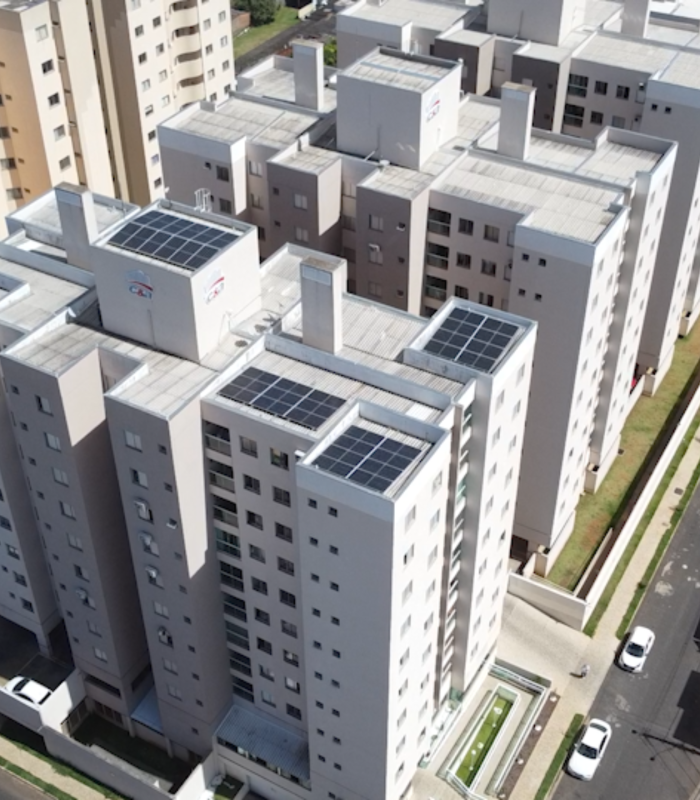 painel solar para condominio